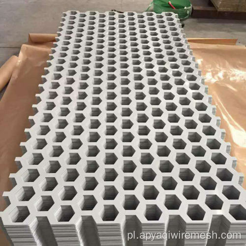 Aluminiowa perforowana arkusz perforowana metalowa siatka